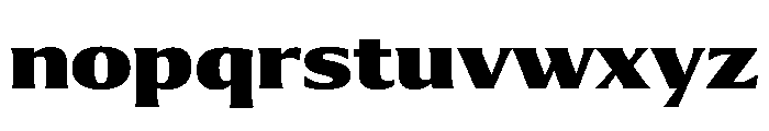 Collier Condensed Black Font LOWERCASE