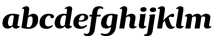 Collier Condensed Bold Italic FONT