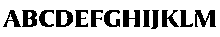 Collier Condensed Bold Font UPPERCASE
