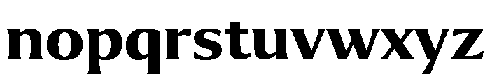 Collier Condensed Bold Font LOWERCASE