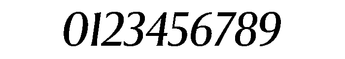 Collier Condensed Book Italic Font OTHER CHARS