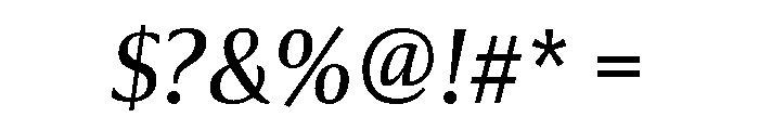 Collier Condensed Book Italic Font OTHER CHARS