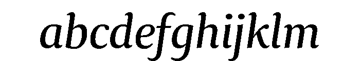 Collier Condensed Book Italic FONT