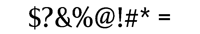 Collier Condensed Book Font OTHER CHARS