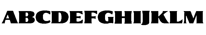 Collier Condensed Extra Black Font UPPERCASE