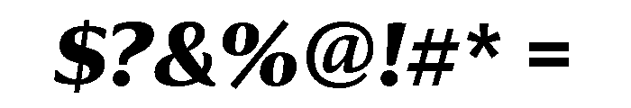Collier Condensed Extra Bold Italic Font OTHER CHARS