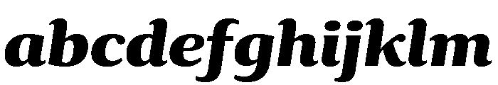 Collier Condensed Extra Bold Italic FONT