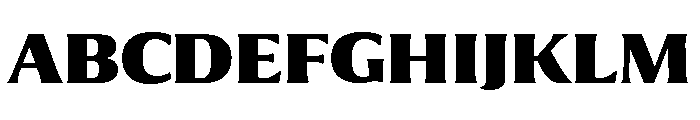 Collier Condensed Extra Bold Font UPPERCASE