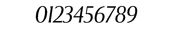 Collier Condensed Extra Light Italic Font OTHER CHARS