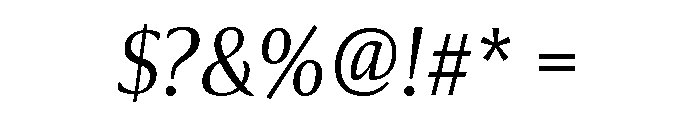 Collier Condensed Extra Light Italic Font OTHER CHARS