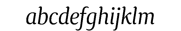 Collier Condensed Extra Light Italic FONT