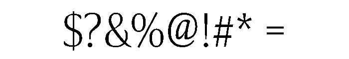 Collier Condensed Extra Thin Font OTHER CHARS