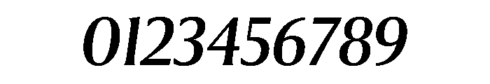 Collier Condensed Regular Italic Font OTHER CHARS