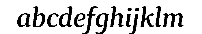 Collier Condensed Regular Italic FONT