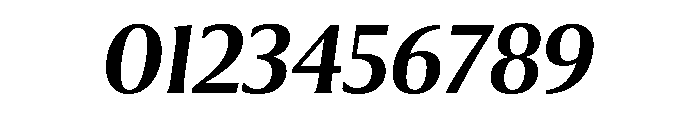 Collier Condensed Semi Bold Italic Font OTHER CHARS