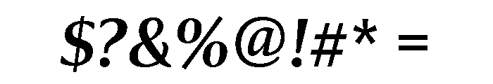 Collier Condensed Semi Bold Italic Font OTHER CHARS