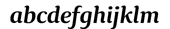 Collier Condensed Semi Bold Italic FONT