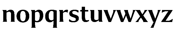 Collier Condensed Semi Bold Font LOWERCASE