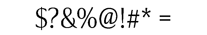 Collier Condensed Thin Font OTHER CHARS