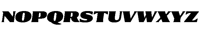 Collier Condensed Ultra Italic Font UPPERCASE