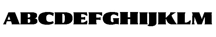 Collier Condensed Ultra Font UPPERCASE