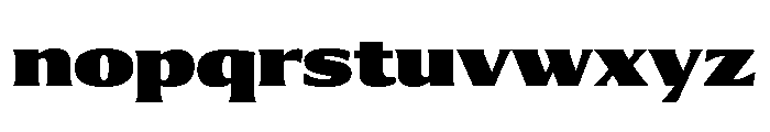Collier Condensed Ultra Font LOWERCASE