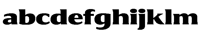 Collier Extended Black FONT