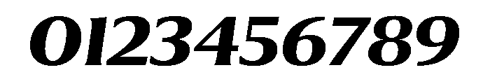 Collier Extended Bold Italic Font OTHER CHARS