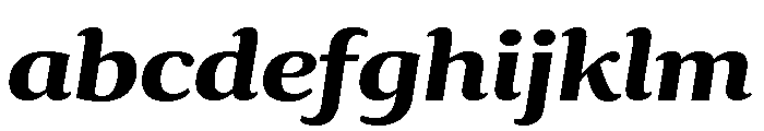 Collier Extended Bold Italic FONT
