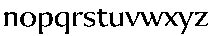 Collier Extended Book Font LOWERCASE