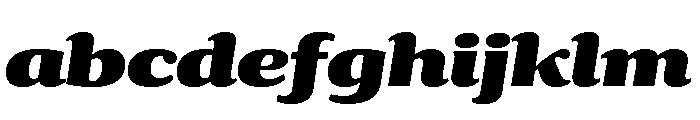 Collier Extended Extra Black Italic FONT