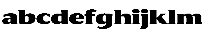 Collier Extended Extra Black FONT