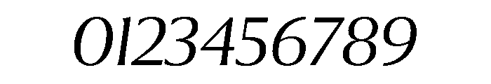 Collier Extended Extra Light Italic Font OTHER CHARS