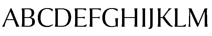 Collier Extended Extra Light Font UPPERCASE