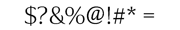 Collier Extended Extra Thin Font OTHER CHARS