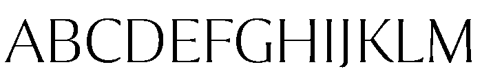 Collier Extended Extra Thin Font UPPERCASE