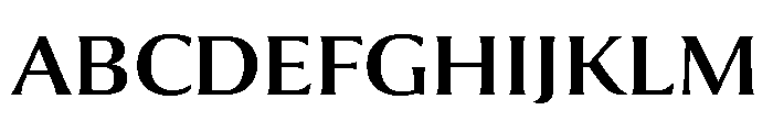 Collier Extended Regular Font UPPERCASE