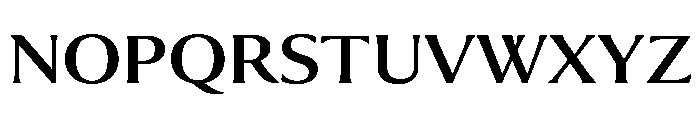 Collier Extended Regular Font UPPERCASE
