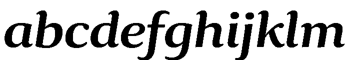 Collier Extended Semi Bold Italic FONT