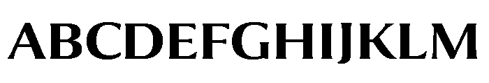 Collier Extended Semi Bold Font UPPERCASE