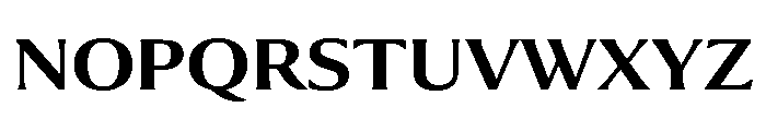 Collier Extended Semi Bold Font UPPERCASE