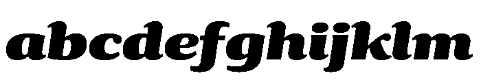 Collier Extra Black Italic FONT