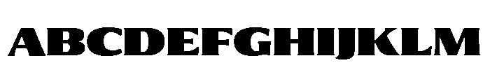 Collier Extra Black Font UPPERCASE