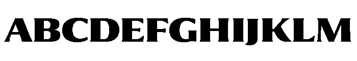 Collier Extra Bold Font UPPERCASE