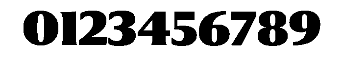 Collier Extra Condensed Black Font OTHER CHARS