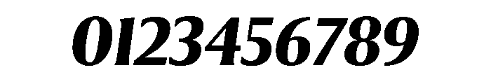 Collier Extra Condensed Bold Italic Font OTHER CHARS
