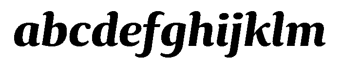 Collier Extra Condensed Bold Italic FONT
