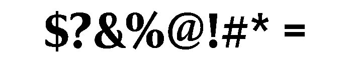 Collier Extra Condensed Bold Font OTHER CHARS