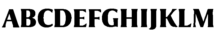 Collier Extra Condensed Bold Font UPPERCASE