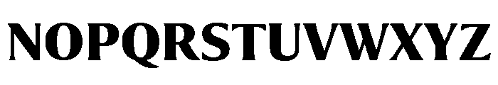 Collier Extra Condensed Bold Font UPPERCASE